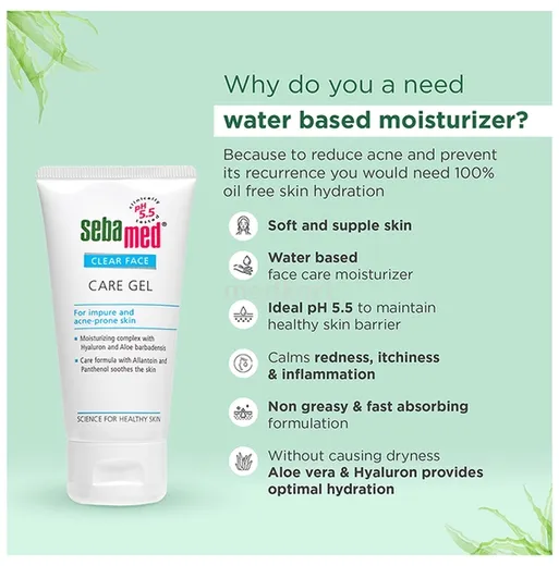 sebamed clear face care gel 50 ml